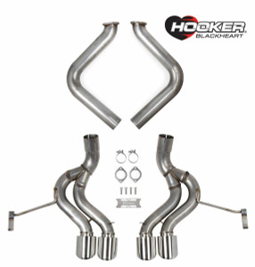 Hooker Blackheart Axle-Back Exhaust 97-04 Chevrolet Corvette C5 5.7L - 70401344-RHKR
