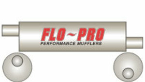 Heavy Duty Truck Muffler 3" Offset / 3" Offset - 26" Body - FLO-PRO 4115