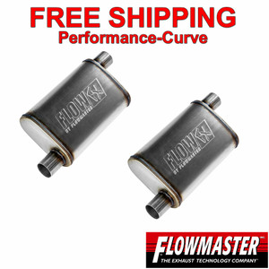 2.5" O/O Performance Exhaust Muffler Pair Flowmaster FlowFX - 71236 2.5" O/O Performance Exhaust Muffler Pair Flowmaster FlowFX - 71236