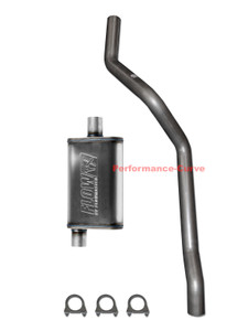 84 - 01 Jeep Cherokee 4.0 Performance Exhaust w/ Flowmaster FlowFX Muffler