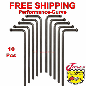 Arrow Head 3/8" x 10" Exhaust Rod Hanger 90 Degree - 10 Pcs