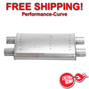 Cherry Bomb Turbo 2.25" Dual/Dual Muffler Performance Exhaust - 16841CB