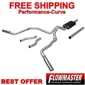 Flowmaster American Thunder Exhaust System fits 87-96 Ford F-150 V6 V8 - 817471