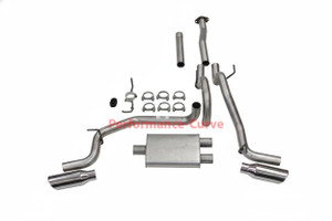 16-23 Toyota Tacoma 3.5 Catback Dual Exhaust Big Max Turbo Muffler Polished Tips