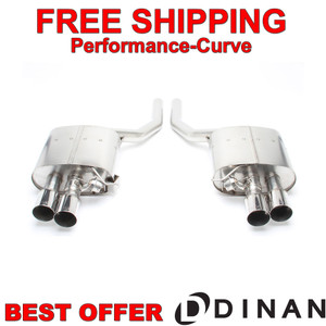 Dinan Axle-Back Exhaust System fits 11-16 BMW 550I - D660-0036