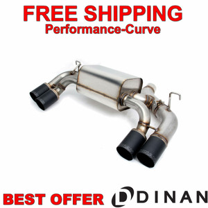 Dinan Axle-Back Exhaust System Fits 16-18 BMW M2 - D660-0056-BLK
