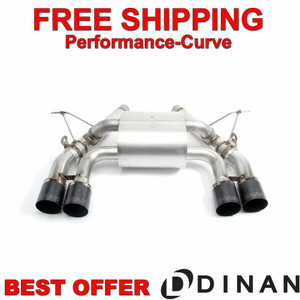 Dinan Axle-Back Exhaust System Fits 15-20 BMW M3/M4 - D660-0050-BLK