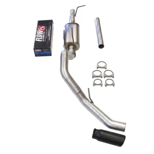 Catback Exhaust w/Flowmaster FlowFX 17-26 F-250 F-350 6.2 / 6.8 / 7.3 Black Tip