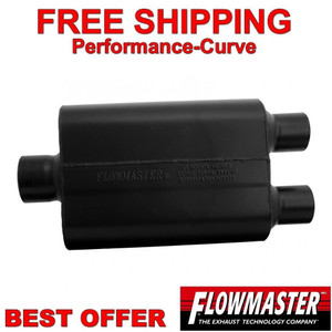 Flowmaster Delta Flow 40 Series Muffler 409 Stainless 3" C / 2.5" D 8430402