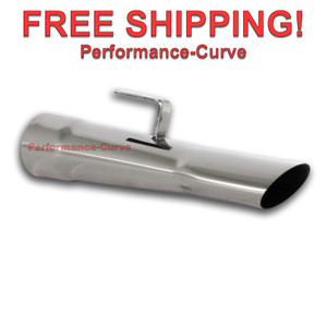 Stainless Steel Exhaust Tip Mopar Rectangle Slant - 3" In - 4.25" x 1.75"