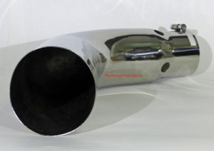 Stainless Steel Diesel Exhaust Tip Fits Duramax - Vented - Turn Out - 4" to 5"
