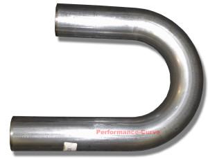 3" 409 SS 180 Degree Mandrel Bend Stainless Steel Performance Custom Exhaust