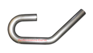 2.5 - 45 & 180 - 409 Stainless Mandrel Bend Custom Exhaust Pipe Tubing Performance