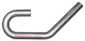 3" - 45 & 180 - Aluminized Mandrel Bend Custom Exhaust Pipe Tubing Performance