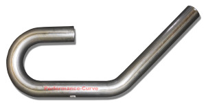 3" - 180 & 45 - 409 Stainless Mandrel Bend Pipe Exhaust Tubing Custom Free Flow