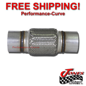 3" x 6" Exhaust Flex Pipe Tube Custom Heavy Duty Stainless Steel Triple Ply