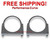 5" Exhaust U-Bolt Clamp - Heavy Duty - Saddle Style - 2 Clamps - 108500 5" Exhaust U-Bolt Clamp - Heavy Duty - Saddle Style - 2 Clamps - 108500