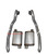 86-93 Ford Mustang GT 5.0 Performance Exhaust System w/ 14" Max Flow Muffler
