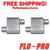 Pair of Single Chamber Performance Exhaust Race Muffler Flo-Pro O/O 2.5" V72543 Pair of Single Chamber Performance Exhaust Race Muffler Flo-Pro O/O 2.5" V72543