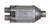 Dual 2" / 2.5" AP Exhaust Catalytic Converter True OBDII - 608240 Dual 2" / 2.5" AP Exhaust Catalytic Converter True OBDII - 608240