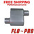 Single Chamber Performance Race Muffler Exhaust Flo-Pro O/O - 2.5" - V72543 Single Chamber Performance Race Muffler Exhaust Flo-Pro O/O - 2.5" - V72543