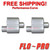 Pair of Single Chamber Performance Exhaust Race Mufflers Flo-Pro O/C 3" - V73041 Pair of Single Chamber Performance Exhaust Race Mufflers Flo-Pro O/C 3" - V73041