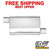 MagnaFlow XL - 3 Chamber Stainless Steel Turbo Muffler  2.25" O/O 18" Body 13265 MagnaFlow XL - 3 Chamber Stainless Steel Turbo Muffler  2.25" O/O 18" Body 13265