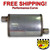 2" O/O Performance Exhaust Muffler MAX FLOW Stainless Steel 4x9 MF1234