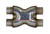 2.25" Crossover X Pipe Universal Custom Exhaust 409 Stainless Steel 2.25" Crossover X Pipe Universal Custom Exhaust 409 Stainless Steel