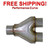 2.25" / 2.25" Y Pipe Stainless Steel Universal Custom Exhaust Reversible SY214 2.25" / 2.25" Y Pipe Stainless Steel Universal Custom Exhaust Reversible SY214