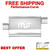 2" O/C - 3.5 x 7 Oval 14" Body MagnaFlow Exhaust Muffler SS 11124 2" O/C - 3.5 x 7 Oval 14" Body MagnaFlow Exhaust Muffler SS 11124