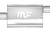2" O/C - 3.5 x 7 Oval 14" Body MagnaFlow Exhaust Muffler SS 11124 2" O/C - 3.5 x 7 Oval 14" Body MagnaFlow Exhaust Muffler SS 11124