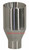 Stainless Steel Exhaust Tip Double Wall 2.5" Inlet - 4.5" Outlet - 9" Long
