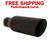 Black SS Exhaust Tip Double Wall 2.5" Inlet - 4" Outlet - 12" Long Black SS Exhaust Tip Double Wall 2.5" Inlet - 4" Outlet - 12" Long
