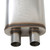2.25" Center / 2" Dual Performance Exhaust Muffler Flowmaster FX Series - 73148