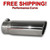 Stainless Steel Exhaust Tip Rolled Angle Cut - 3.5" Inlet - 4" Outlet - 12" Long Stainless Steel Exhaust Tip Rolled Angle Cut - 3.5" Inlet - 4" Outlet - 12" Long