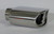 Stainless Steel Exhaust Tip DW Resonated Rolled Oval - 2.25" In - JST118 Stainless Steel Exhaust Tip DW Resonated Rolled Oval - 2.25" In - JST118