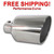 Diesel Stainless Steel Bolt On Exhaust Tip 4" Inlet - 10" Outlet - 18" Long Diesel Stainless Steel Bolt On Exhaust Tip 4" Inlet - 10" Outlet - 18" Long