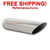 Stainless Steel Exhaust Tip Angle Cut - 2.25" Inlet - 3" Outlet -12" Long Stainless Steel Exhaust Tip Angle Cut - 2.25" Inlet - 3" Outlet -12" Long