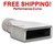 Stainless Steel Exhaust Tip Camaro - 2.5" Inlet - 6" x 2.25" Out Stainless Steel Exhaust Tip Camaro - 2.5" Inlet - 6" x 2.25" Out