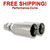 Stainless Steel Exhaust Tip Double Wall Pencil Rolled Edge - 3" in / Dual 5" Out Stainless Steel Exhaust Tip Double Wall Pencil Rolled Edge - 3" in / Dual 5" Out