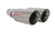 Stainless Steel Exhaust Tip Double Wall Rolled Edge - 3" in / Dual 5" Out Stainless Steel Exhaust Tip Double Wall Rolled Edge - 3" in / Dual 5" Out