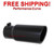 Diesel Black Bolt On Exhaust Tip 3.5" Inlet - 4.5" Outlet - 12" Long Diesel Black Bolt On Exhaust Tip 3.5" Inlet - 4.5" Outlet - 12" Long