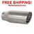 Polished Stainless Steel Exhaust Tip DW Resonated 2.25" In - 3.5" Out - 8" Long Polished Stainless Steel Exhaust Tip DW Resonated 2.25" In - 3.5" Out - 8" Long