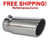 Diesel Stainless Steel Bolt On Exhaust Tip 4" Inlet - 5" Outlet - 12" Long Diesel Stainless Steel Bolt On Exhaust Tip 4" Inlet - 5" Outlet - 12" Long