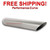 Stainless Steel Exhaust Tip Angle Cut - 2.25" Inlet - 3" Outlet -18" Long Stainless Steel Exhaust Tip Angle Cut - 2.25" Inlet - 3" Outlet -18" Long