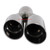 Polished Stainless Steel Exhaust Tip - 3" In - Dual Angled 3" Out - 13" Long Polished Stainless Steel Exhaust Tip - 3" In - Dual Angled 3" Out - 13" Long