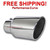 Diesel Stainless Steel Bolt On Exhaust Tip 5" Inlet - 8" Outlet - 15" Long