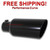 Black Diesel Stainless Steel Bolt On Exhaust Tip 4" Inlet - 7" Outlet - 18" Long Black Diesel Stainless Steel Bolt On Exhaust Tip 4" Inlet - 7" Outlet - 18" Long