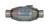 3" Catalytic Converter High Flow Thunderbolt OBDI with AIR Tube - 610007